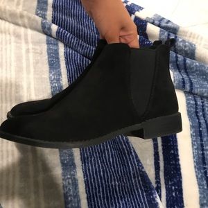 Black booties